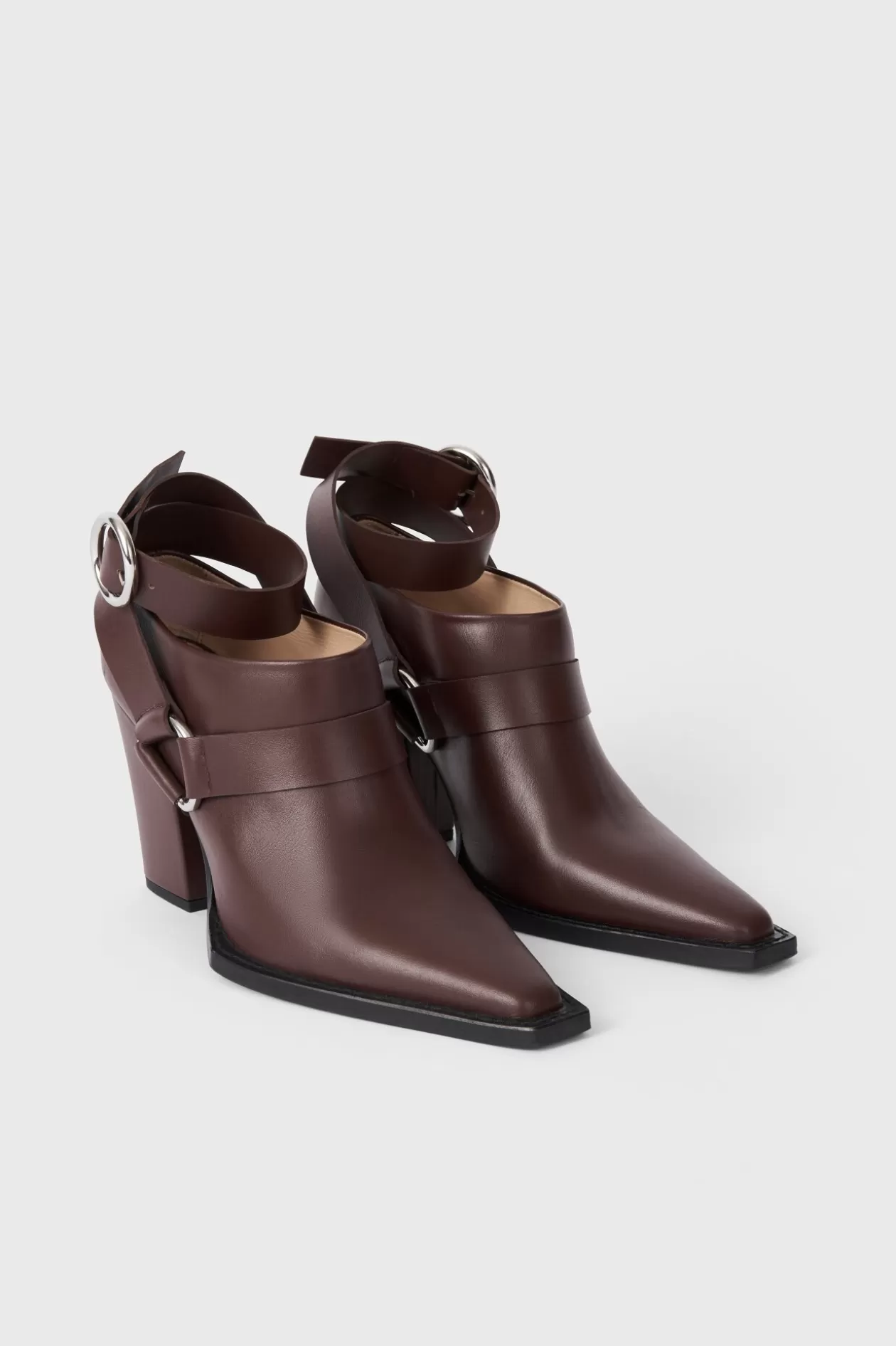 Rodebjer Appaloosa Ankle Boots Dark Rust Outlet