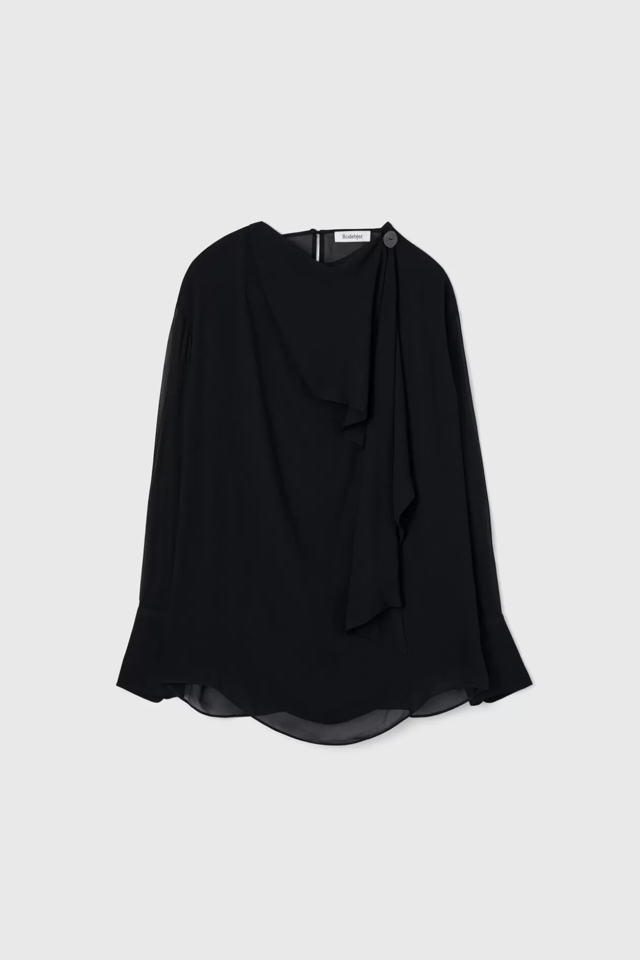 Rodebjer Artem Chiffon Blouse Black Clearance