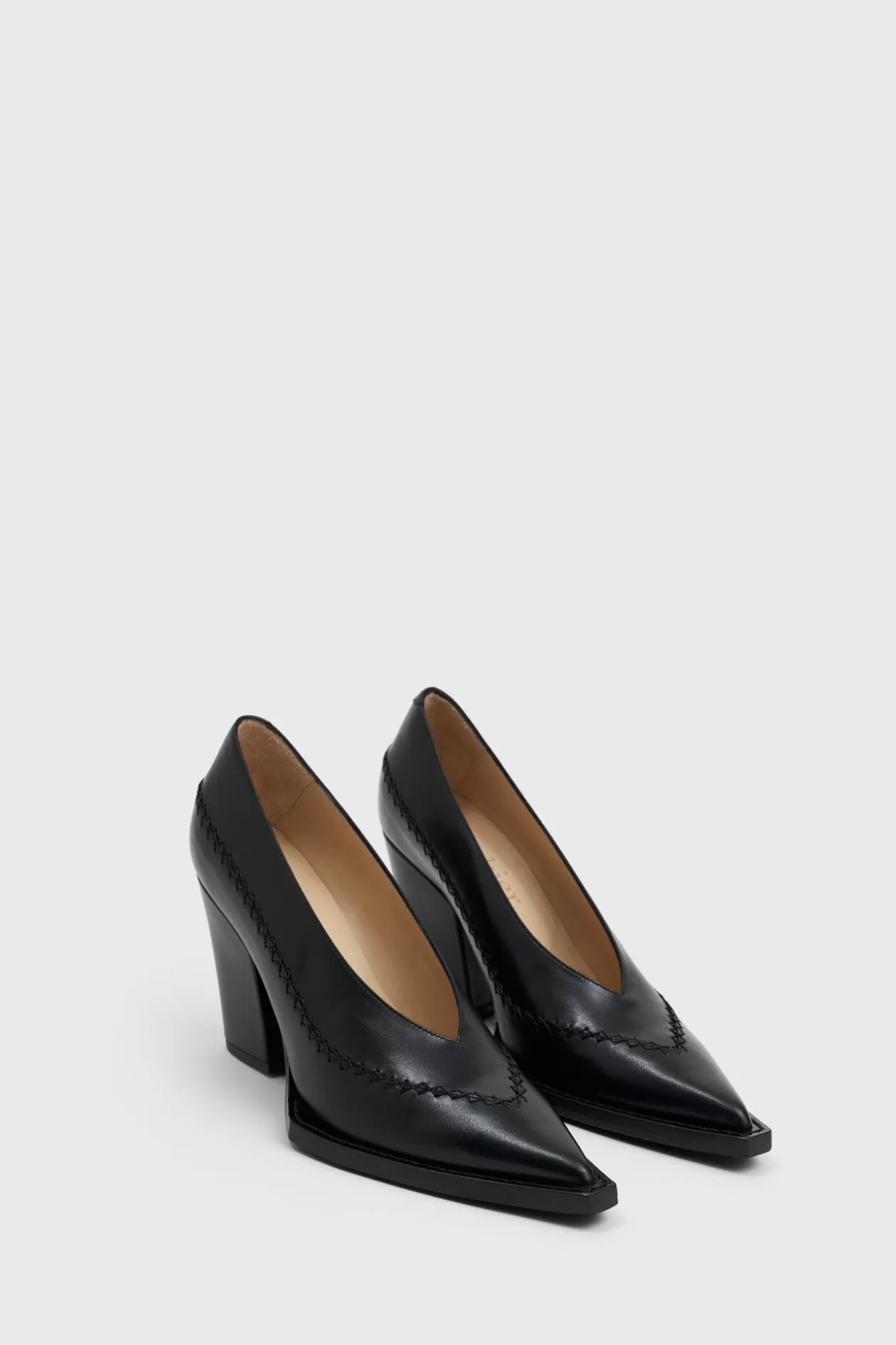 Rodebjer Jane Leather Pumps Black Fashion