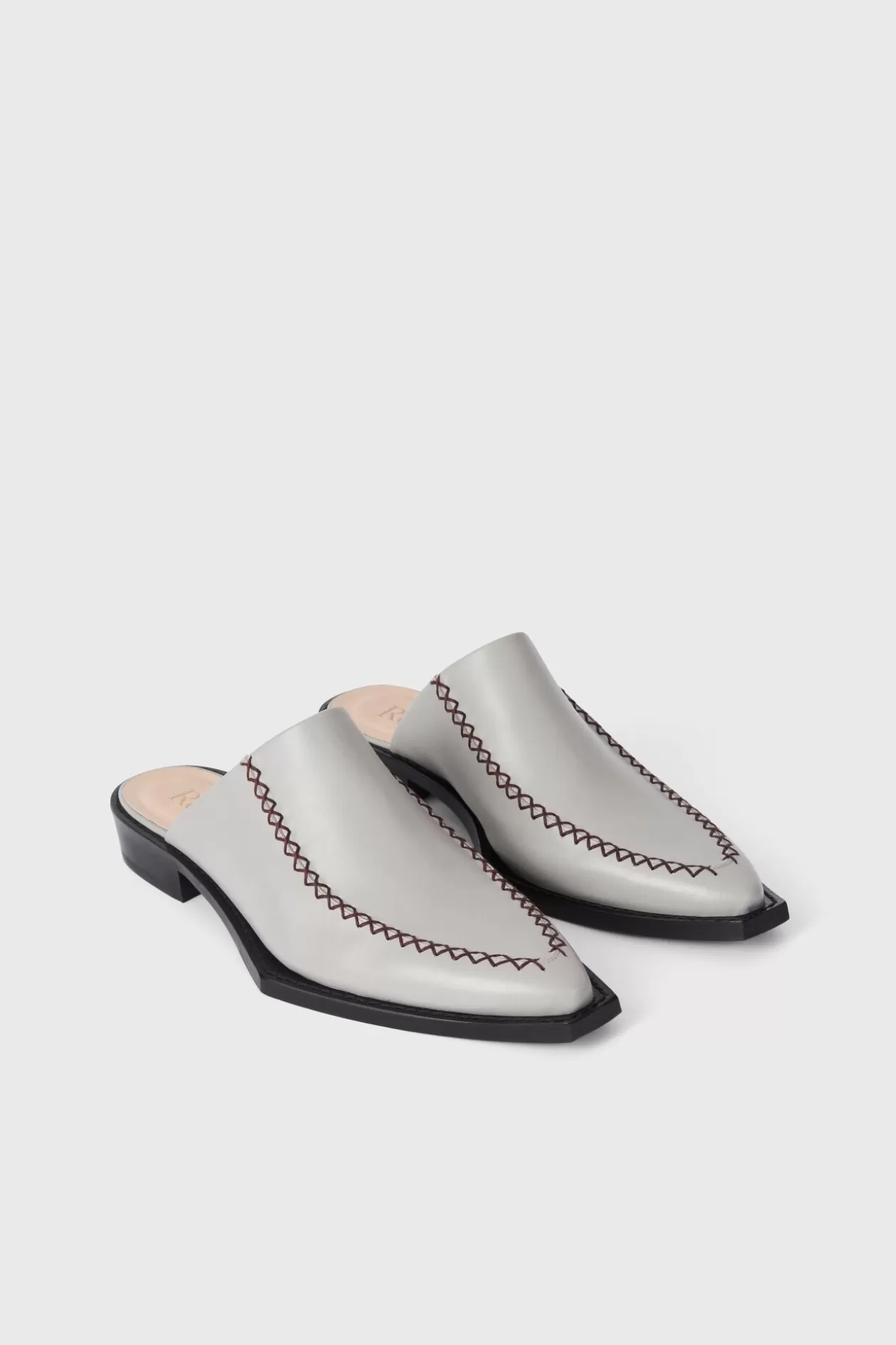 Rodebjer Klinte Mules Light Grey Fashion