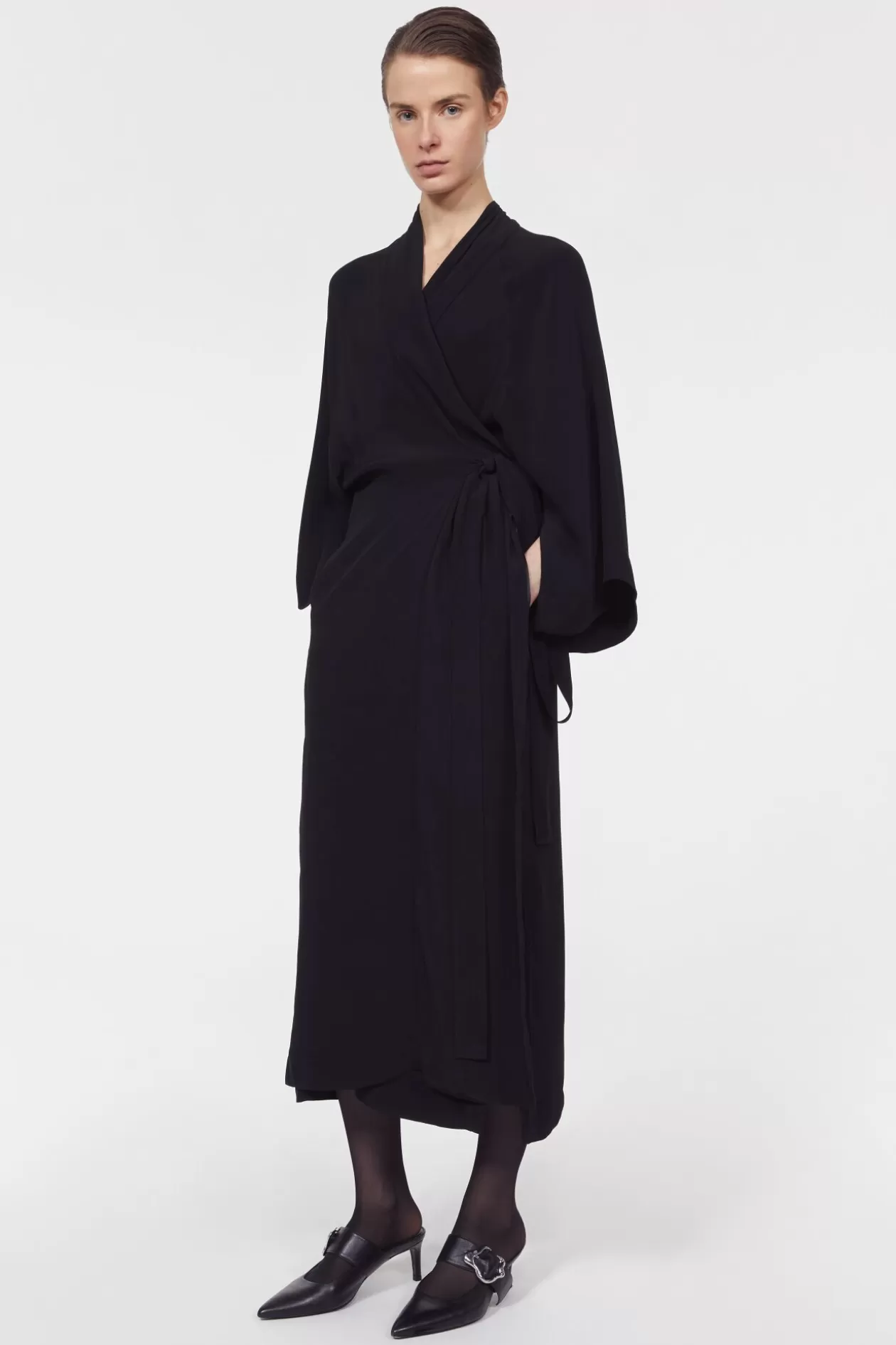 Rodebjer Mabelin Cape Dress Black Outlet