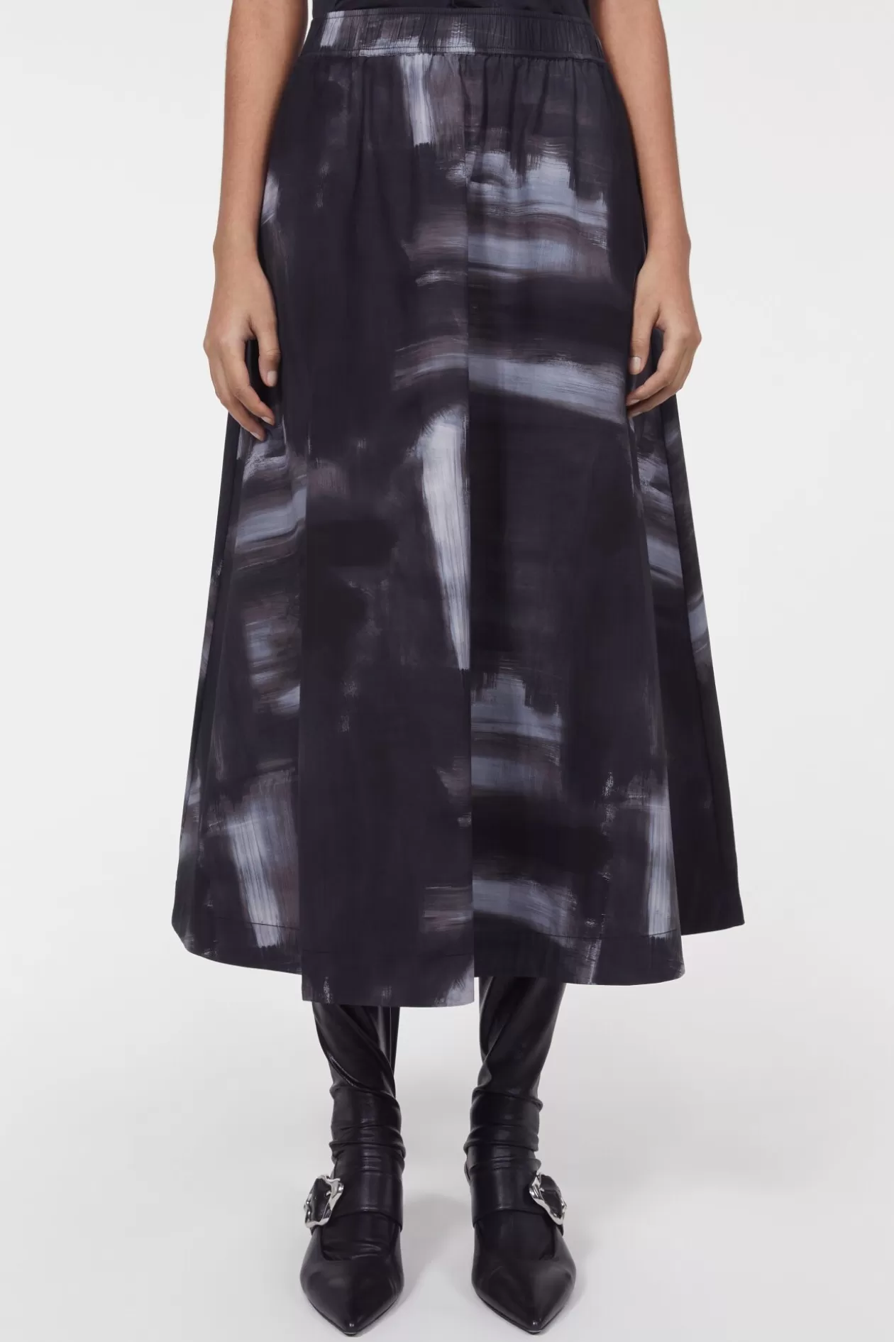 Rodebjer Marla Wash Skirt Black Flash Sale