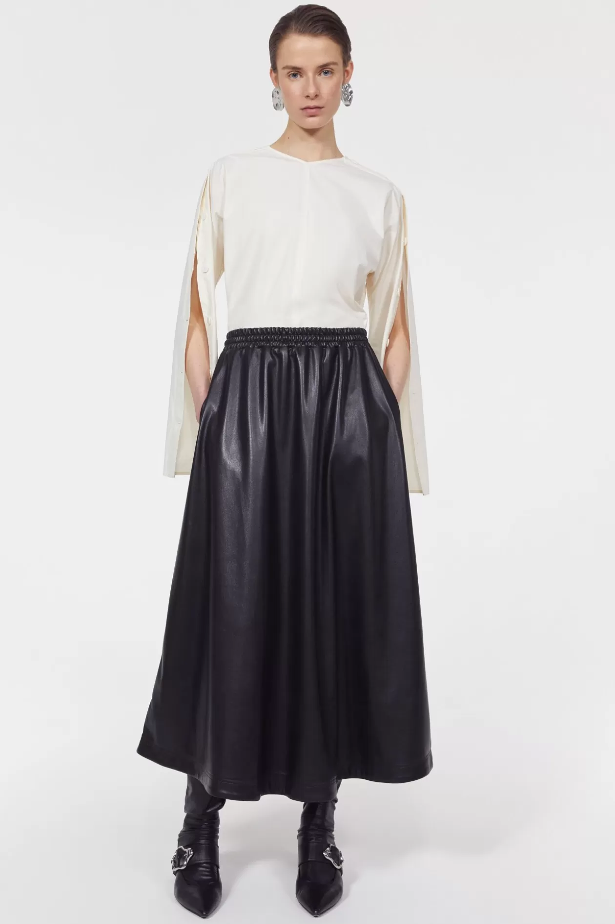 Rodebjer Marlene Skirt Black Flash Sale