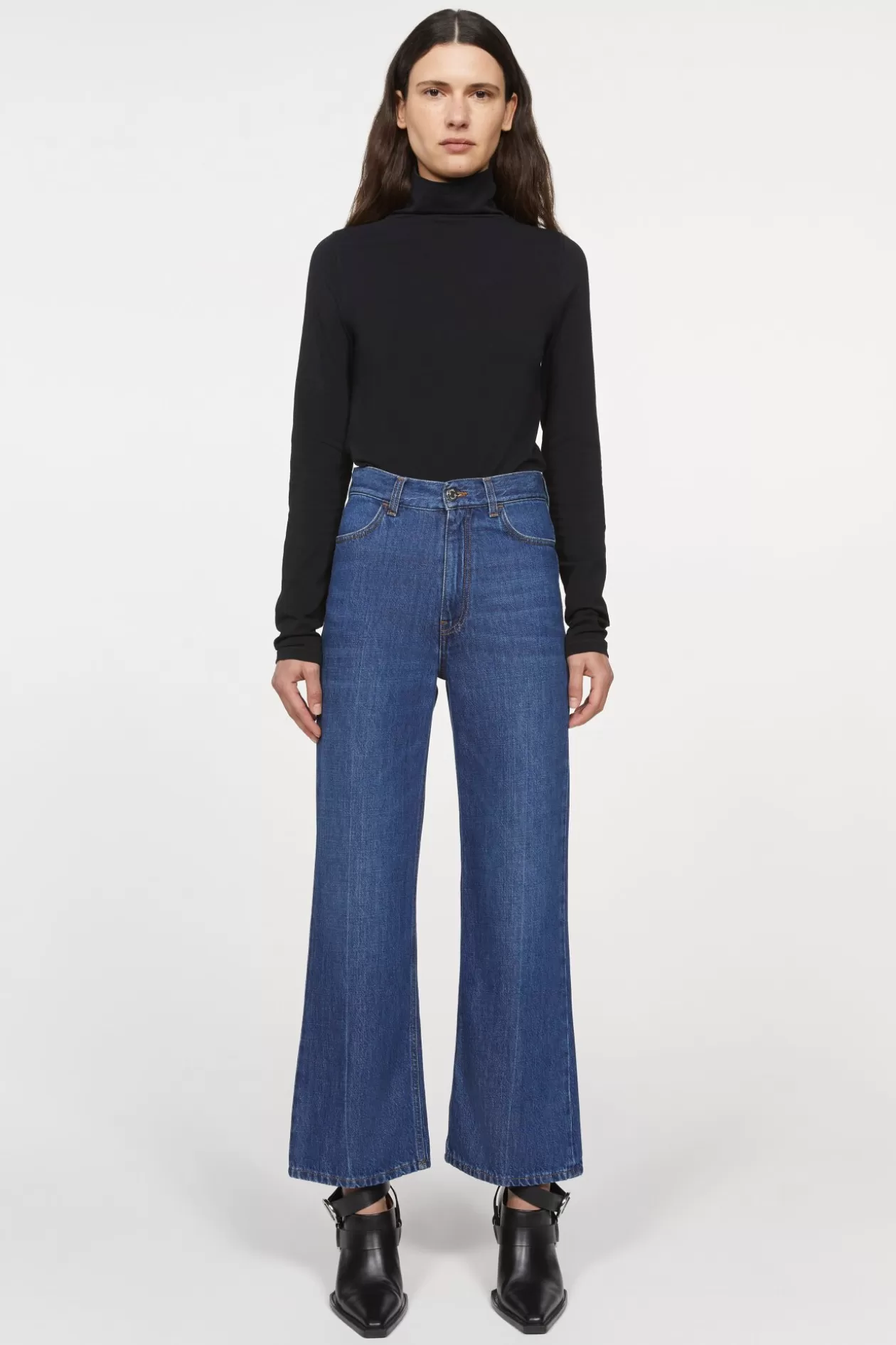 Rodebjer Mini Culotte Denim Indigo New