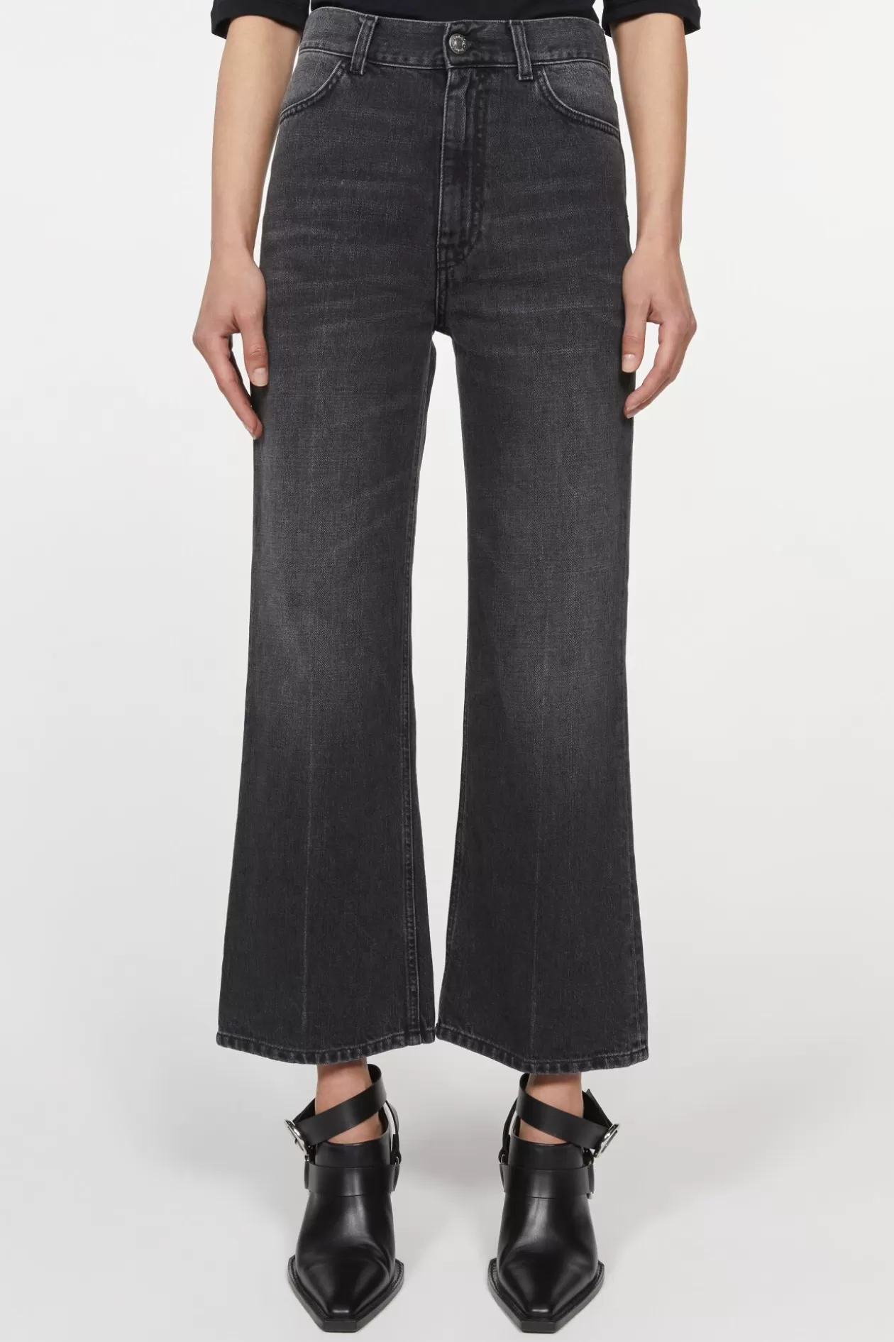 Rodebjer Mini Culotte Denim Black Online