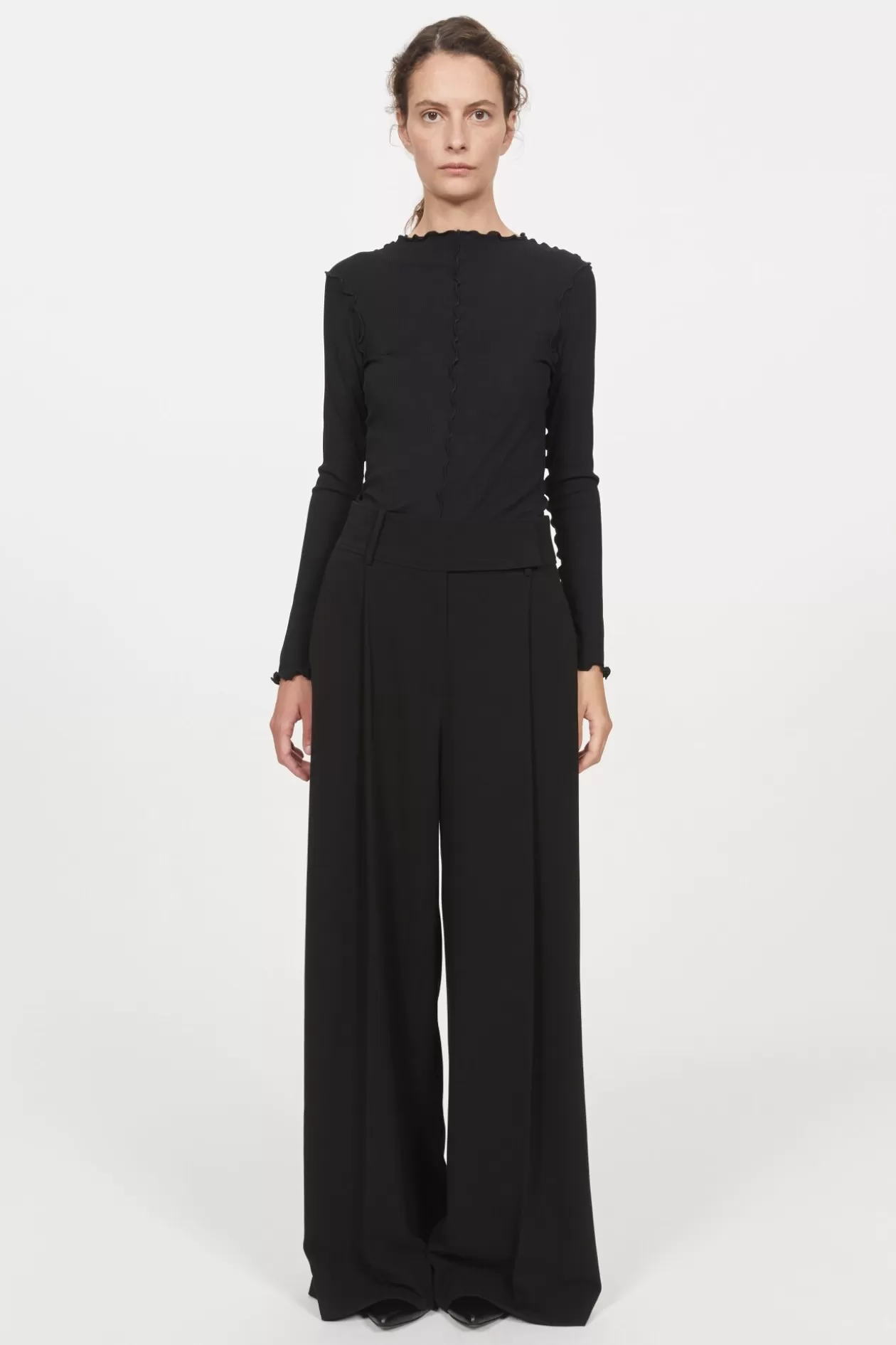 Rodebjer Obi Wide Pants Black Discount