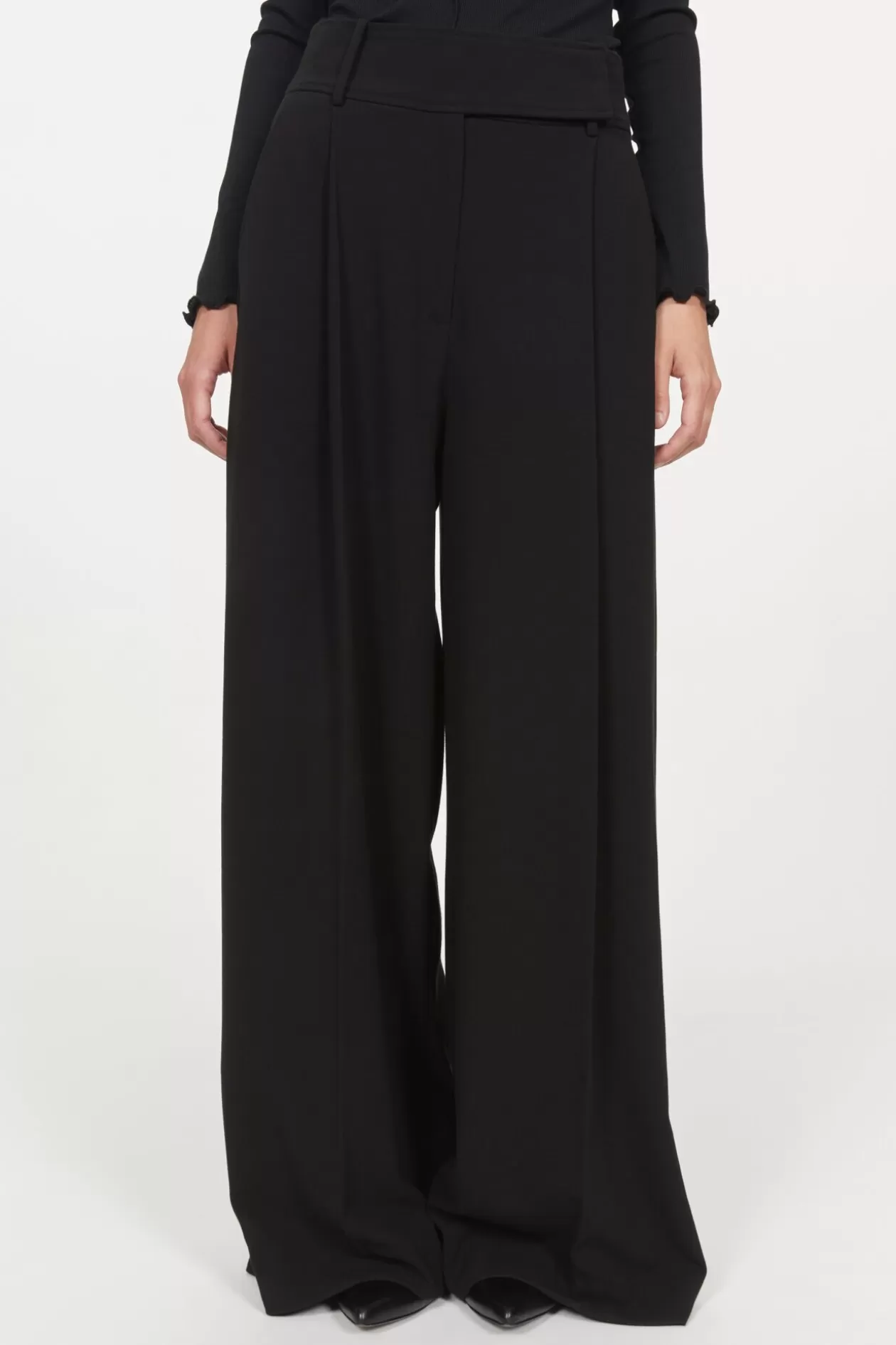 Rodebjer Obi Wide Pants Black Discount