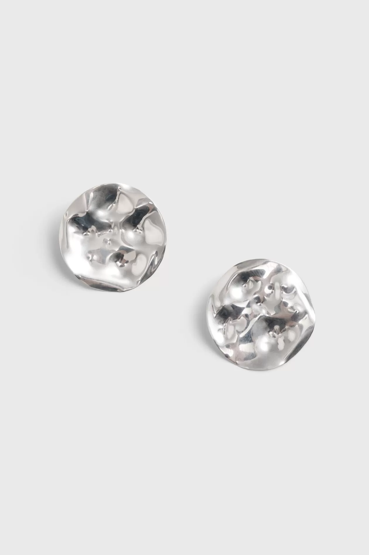 Rodebjer Organic Disc Earring Silver Best