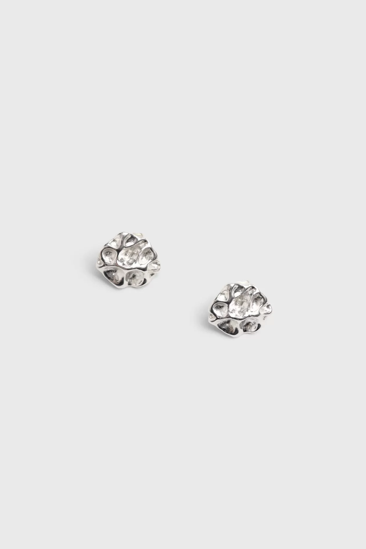 Rodebjer Textured Earring Silver Discount