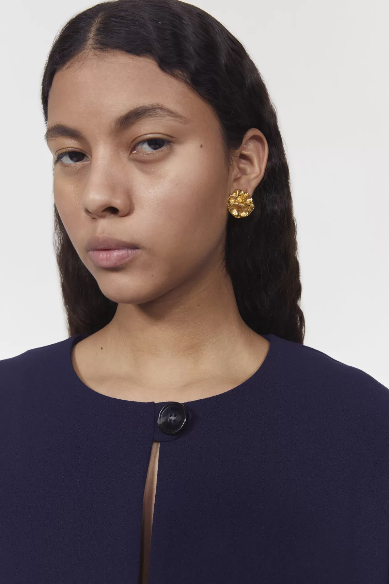 Rodebjer Textured Earring Gold Cheap